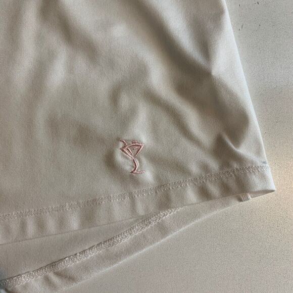 Golfino Shirt Womens L Large White Mesh Trim Panels Stretch Wicking Long Sleeve - Picture 8 of 13